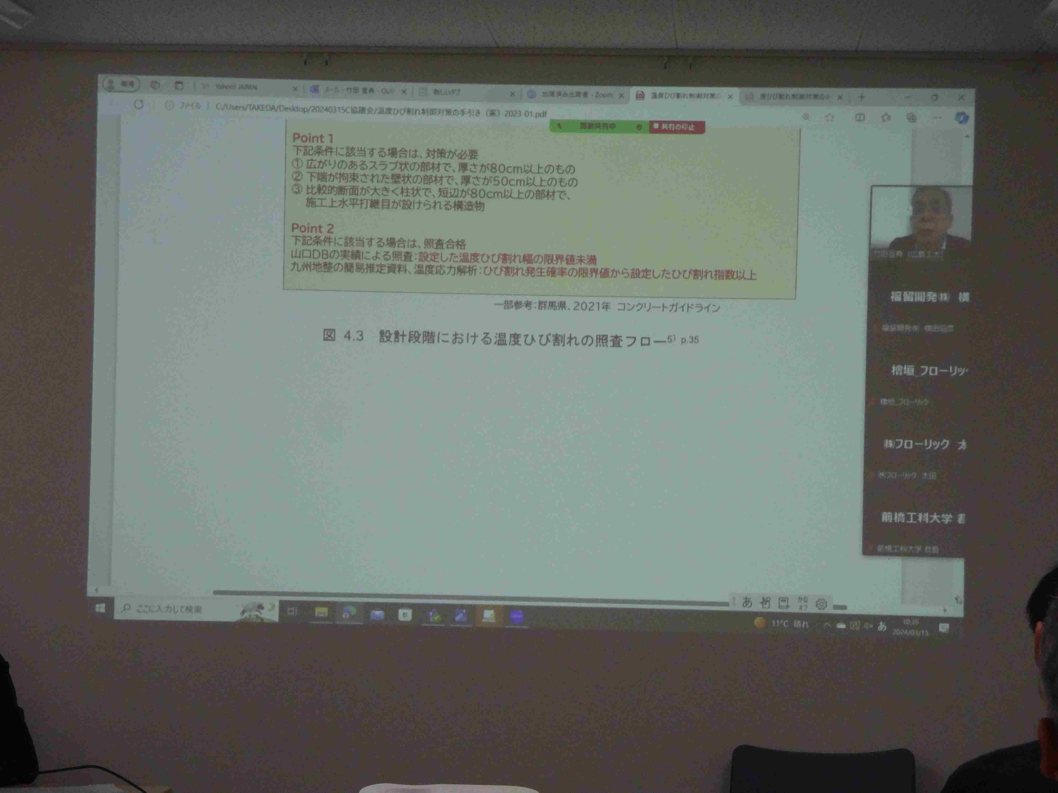 2024年3月15日 　2023年度第3回 C協議会 | 近未来コンクリート研究会